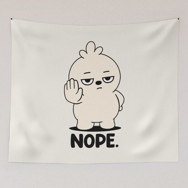 Item preview, Nope - Yokii Mood designed and sold by Zerhof.