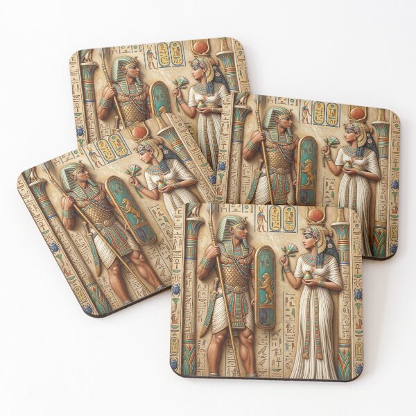 Item preview, EGYPTIAN ROYAL GUARD & LADY-IN-WAITING designed and sold by likbatonboot.