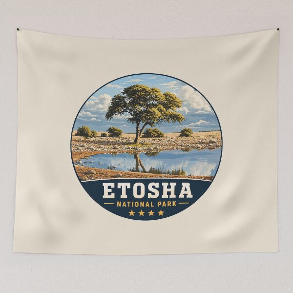 Item preview, Etosha National Park, Namibia | African Wildlife Safari Adventure Design designed and sold by Gideon Emmerich.