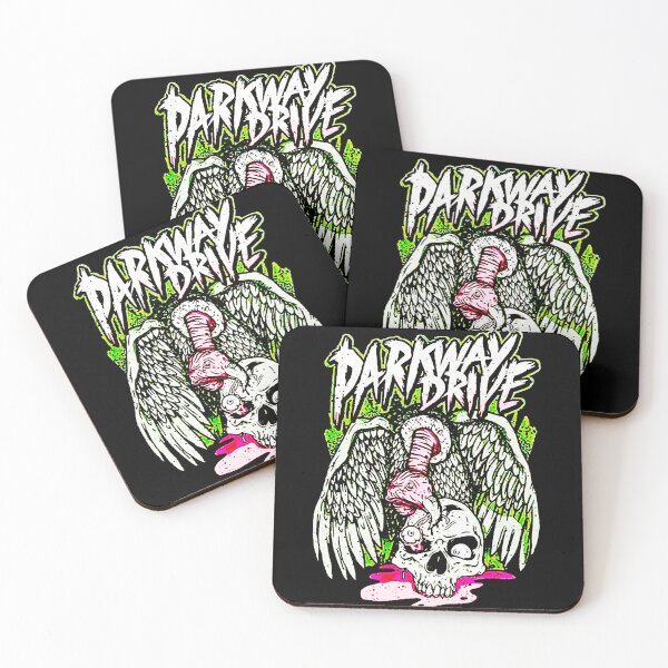 Item preview, White Typography Heavy Metal With Green Stroke designed and sold by MosiUniq.