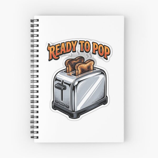Item preview, Ready To Pop Angry Retro Toaster designed and sold by ryanguas.