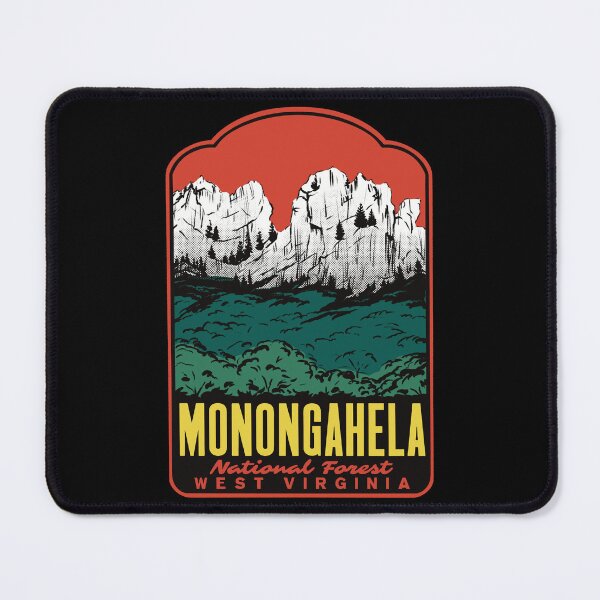 Item preview, Monongahela National Forest Seneca Rocks Retro Travel Art designed and sold by HalpinDesign.