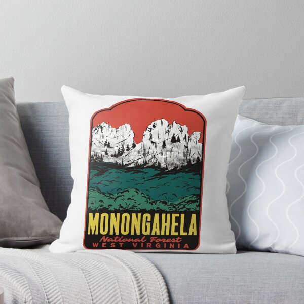 Item preview,  Monongahela National Forest Seneca Rocks Retro Travel Art designed and sold by HalpinDesign.