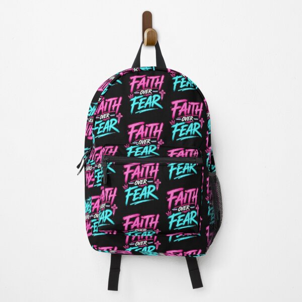 Item preview, Faith Over Fear Neon Christian Streetwear designed and sold by PrayWear.