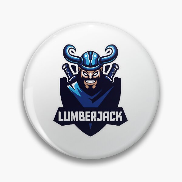 Item preview, Lumberjack Warrior Logo | Axe Fighter Gaming Esports Mascot Emblem designed and sold by LeoArt007.