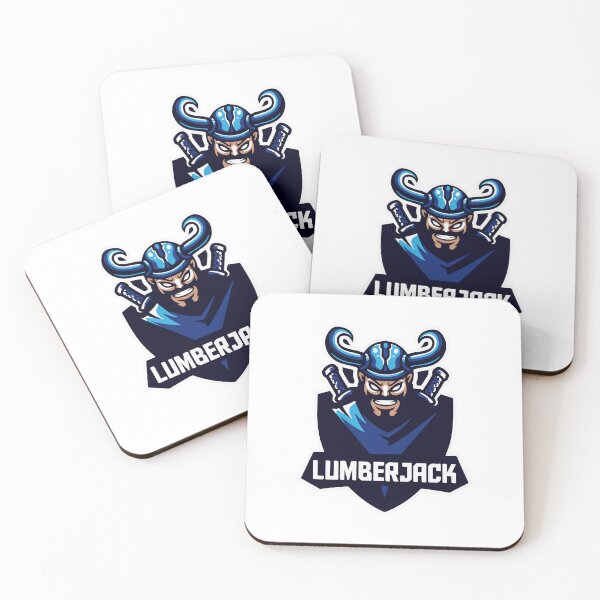 Item preview, Lumberjack Warrior Logo | Axe Fighter Gaming Esports Mascot Emblem designed and sold by LeoArt007.