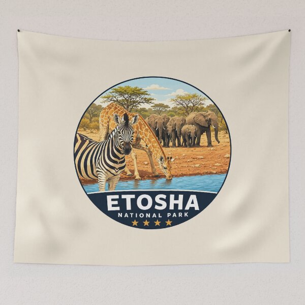 Item preview, Etosha National Park, Namibia | African Wildlife Safari Adventure Design designed and sold by Gideon Emmerich.