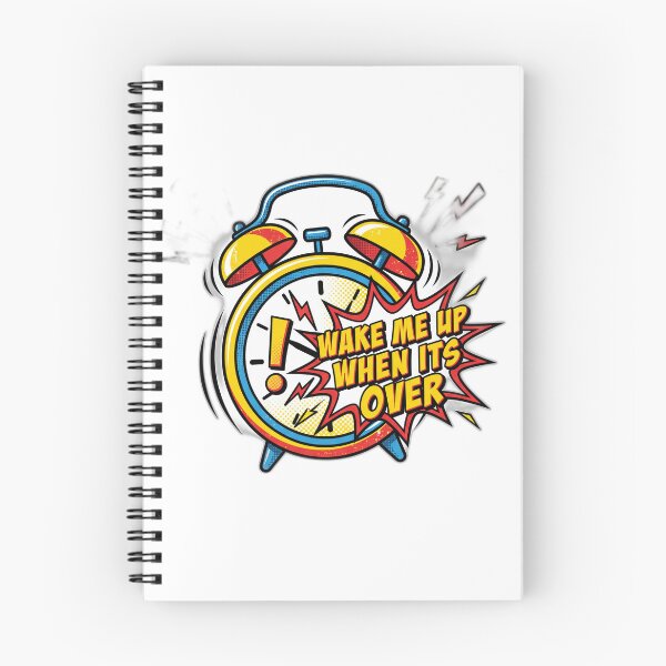 Item preview, Wake Me Up When Its Over Retro Alarm Clock designed and sold by ryanguas.