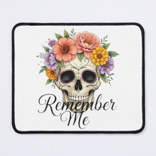 Item preview, Marigold Skull Day of the Dead T-Shirt | "Remember Me" | Elegant Watercolor Graphic Tee designed and sold by SKSSTYLe.