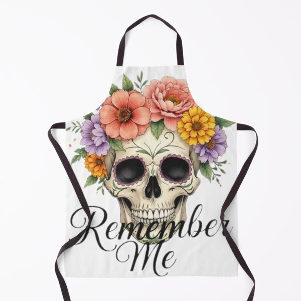 Item preview, Marigold Skull Day of the Dead T-Shirt | "Remember Me" | Elegant Watercolor Graphic Tee designed and sold by SKSSTYLe.