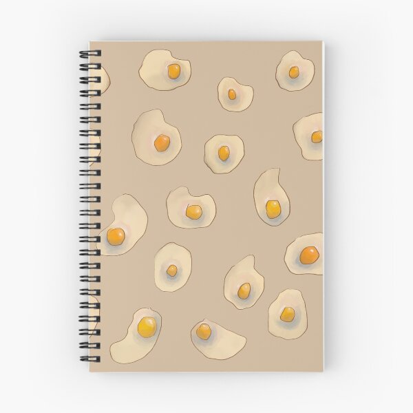 Item preview, Fried Egg Pattern Tan — Blue Lemon Studio Original Illustration designed and sold by BluelemonStudio.