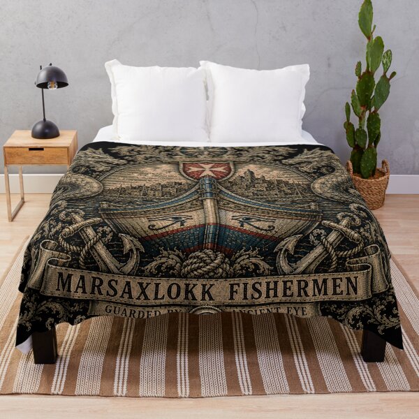 Item preview, Marsaxlokk Fishermen Maltese Luzzu Eye Classic Emblem designed and sold by RoyalOrderGallery.
