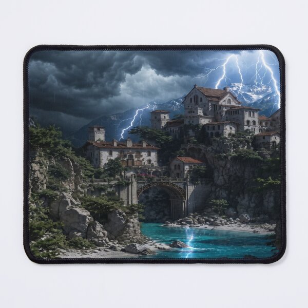 Item preview, Storm King's Realm, Epic Thunderstorm and Lightning Citadel designed and sold by BlareBlare.