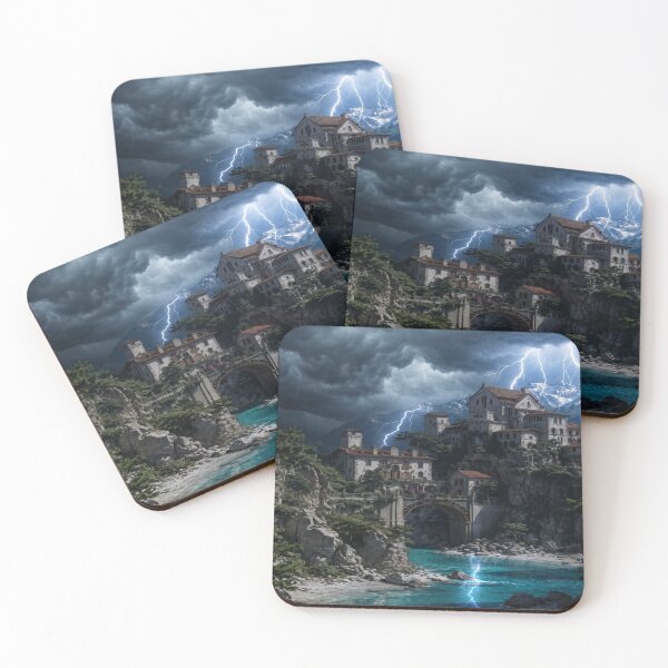 Item preview, Storm King's Realm, Epic Thunderstorm and Lightning Citadel designed and sold by BlareBlare.