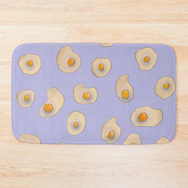 Item preview, Fried Egg Pattern Purple — Blue Lemon Studio Original Illustration designed and sold by BluelemonStudio.