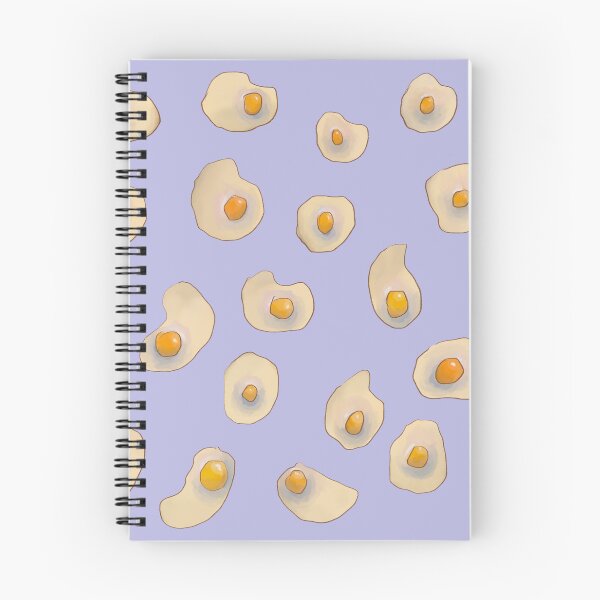 Item preview, Fried Egg Pattern Purple — Blue Lemon Studio Original Illustration designed and sold by BluelemonStudio.
