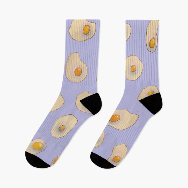 Item preview, Fried Egg Pattern Purple — Blue Lemon Studio Original Illustration designed and sold by BluelemonStudio.