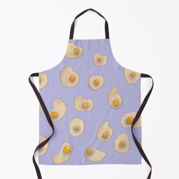 Item preview, Fried Egg Pattern Purple — Blue Lemon Studio Original Illustration designed and sold by BluelemonStudio.