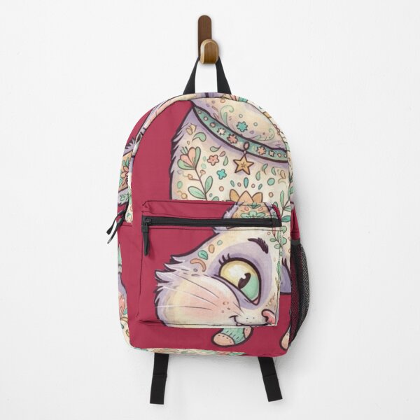 Item preview, Whimsical Floral Cat Botanical Illustration designed and sold by Iampoji.