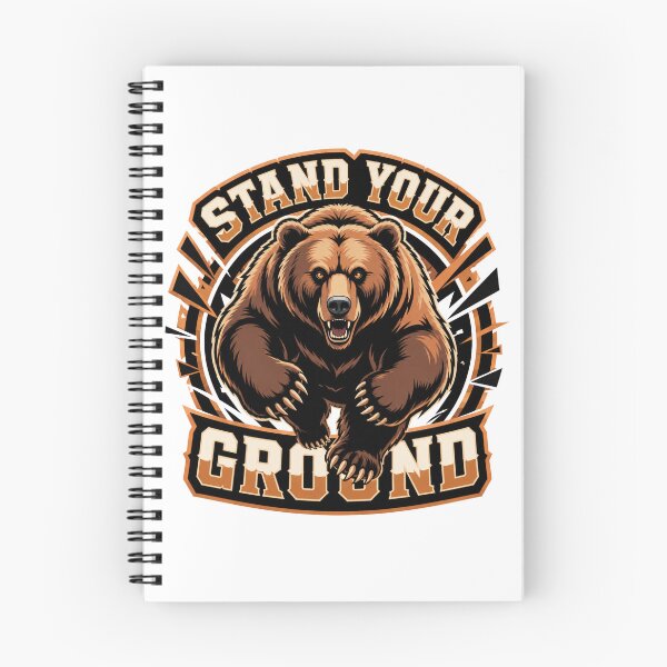 Item preview, Hold Your Position – Grizzly Bear Emblem designed and sold by FusiTink.
