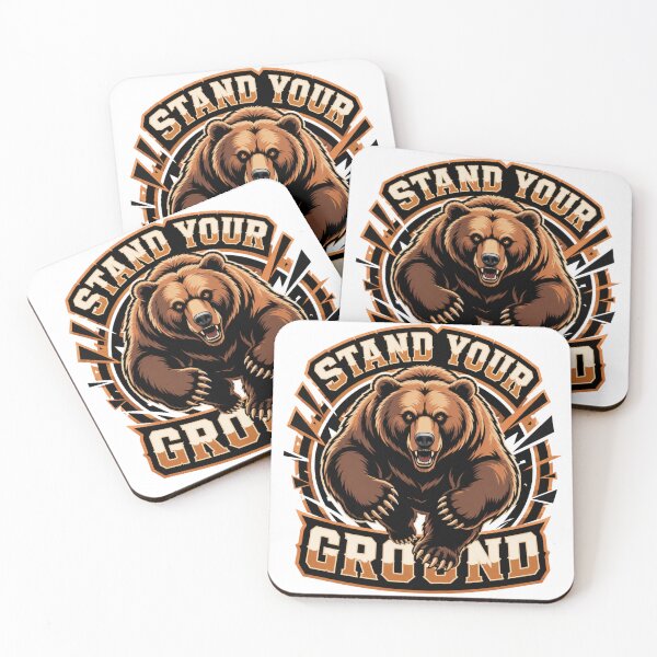 Item preview, Hold Your Position – Grizzly Bear Emblem designed and sold by FusiTink.