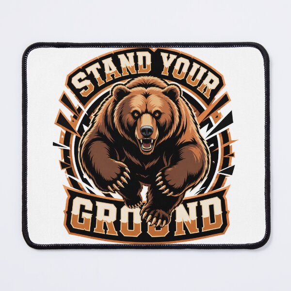 Item preview, Hold Your Position – Grizzly Bear Emblem designed and sold by FusiTink.