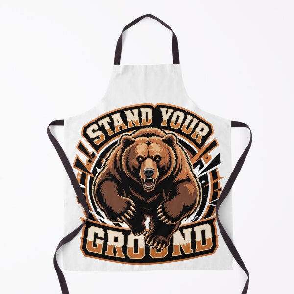 Item preview, Hold Your Position – Grizzly Bear Emblem designed and sold by FusiTink.