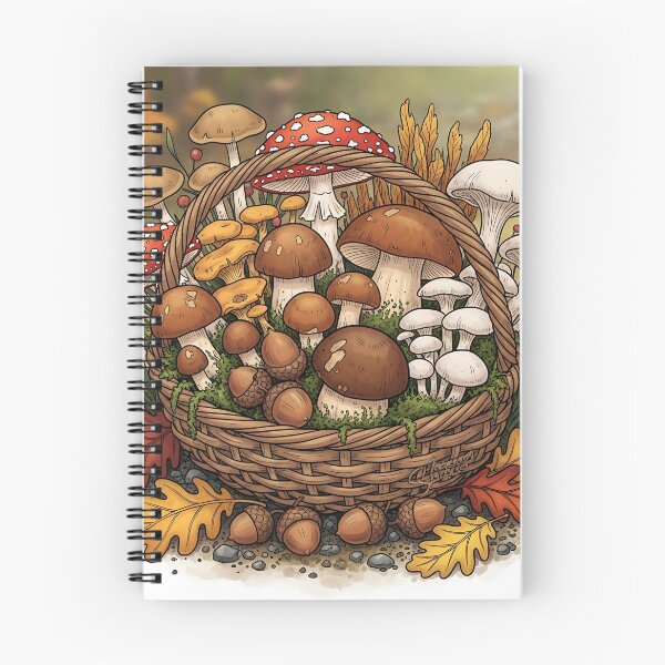 Item preview, Goblincore Mushroom Harvest Basket designed and sold by Michaelragheb.