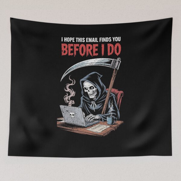 Item preview, grim reaper's email designed and sold by robbyiodized.