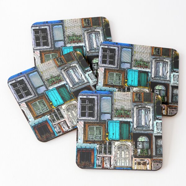 Item preview, Textural Windows Collage designed and sold by Phil Perkins.