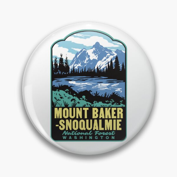 Item preview, Mount Baker-Snoqualmie National Forest Picture Lake Art designed and sold by HalpinDesign.
