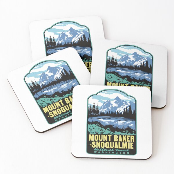 Item preview, Mount Baker-Snoqualmie National Forest Picture Lake Art designed and sold by HalpinDesign.