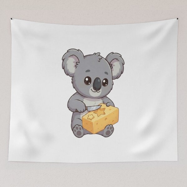 Item preview, Cute Koala Carving Cheese Stars designed and sold by Ella_Sketch.