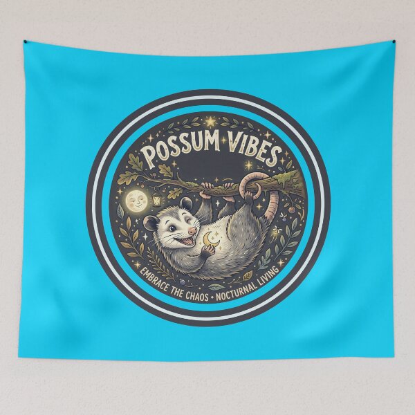 Item preview, Possum Vibes - Embrace The Chaos Cottagecore Nocturnal Living designed and sold by LOVEARTDESIGN.