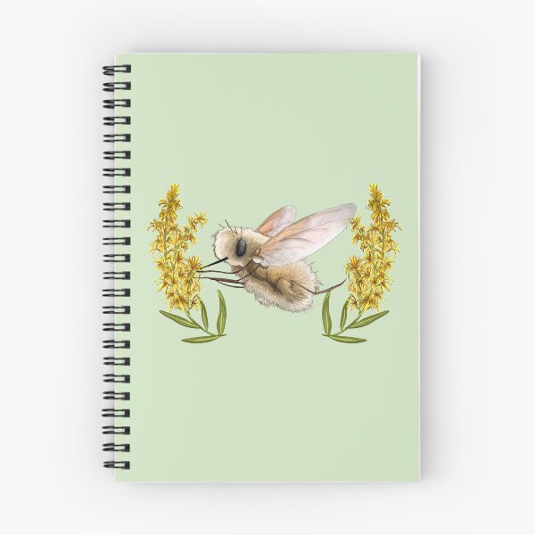 Item preview, Japanese Bee Fly with Goldenrod Flowers designed and sold by JoyHappySpiders.