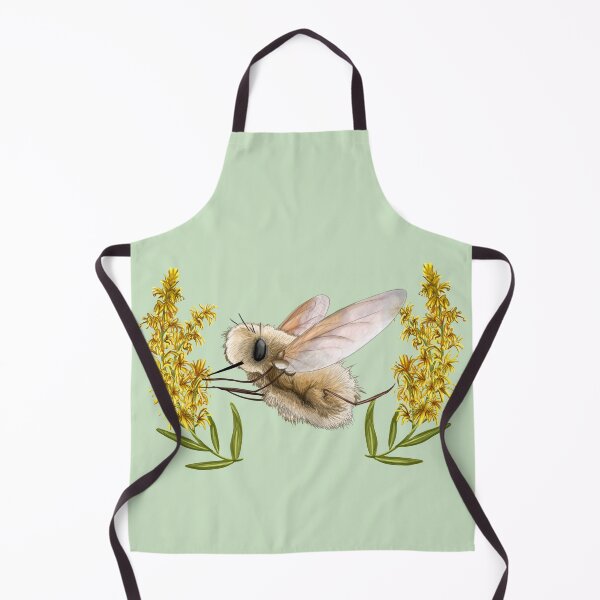 Item preview, Japanese Bee Fly with Goldenrod Flowers designed and sold by JoyHappySpiders.