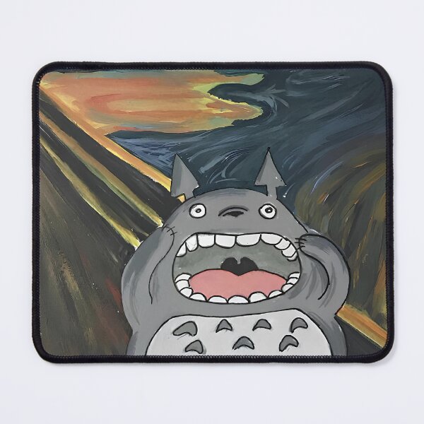 Item preview, scary toro art [[totoros's]] go -%[ghiblis]%- scream aways  designed and sold by Wdanti.