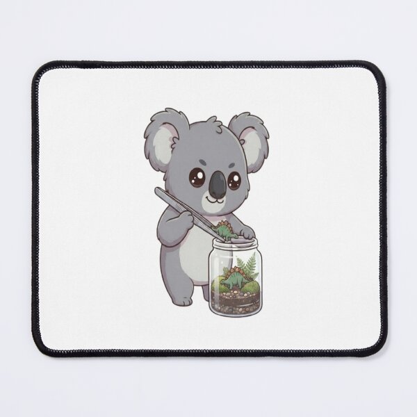 Item preview, Cute Koala Building Dinosaur Terrarium designed and sold by Ella_Sketch.