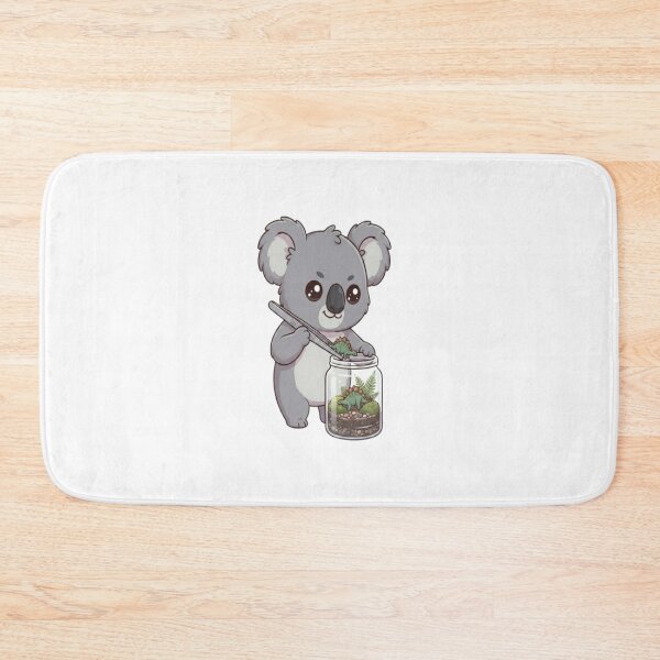 Item preview, Cute Koala Building Dinosaur Terrarium designed and sold by Ella_Sketch.