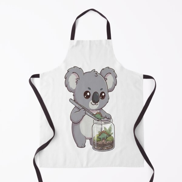 Item preview, Cute Koala Building Dinosaur Terrarium designed and sold by Ella_Sketch.