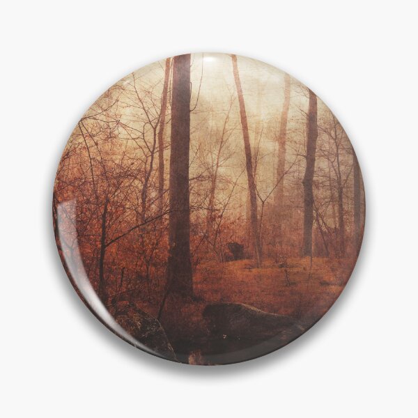 Item preview, Misty Fall Forest Reflecting in Pond designed and sold by Dyrk Wyst Redbubble Shop.