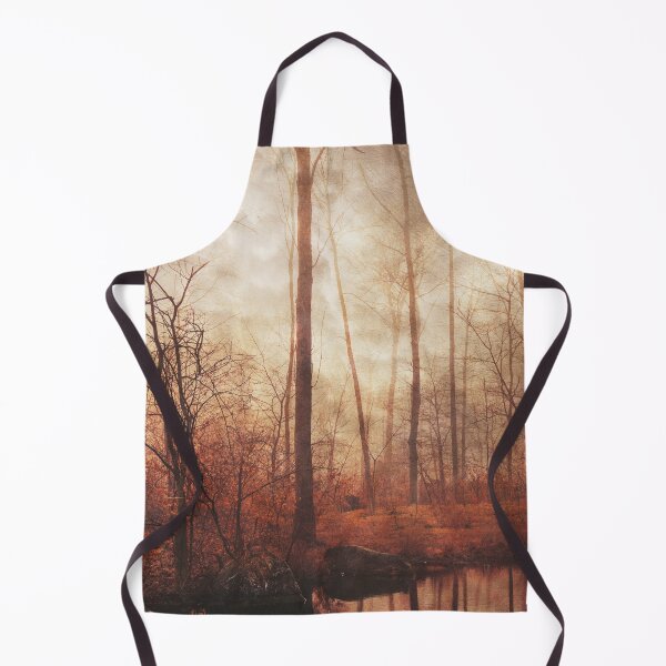 Item preview, Misty Fall Forest Reflecting in Pond designed and sold by Dyrk Wyst Redbubble Shop.