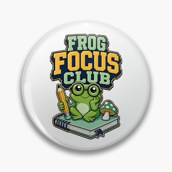 Item preview, Back to School Frog Focus Club designed and sold by Fenay Designs.