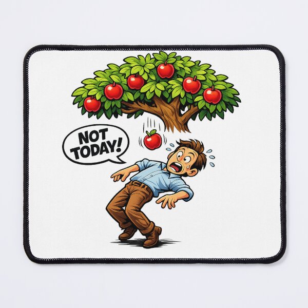 Item preview, Not Today falling Apple T-Shirt, Hoodie, Phone case designed and sold by MixPhoneCases.