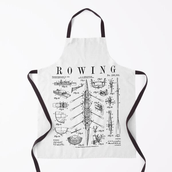 Item preview, Rowing Rower Eight Oar Racing Shell Boat Vintage Patent designed and sold by GrandeDuc.