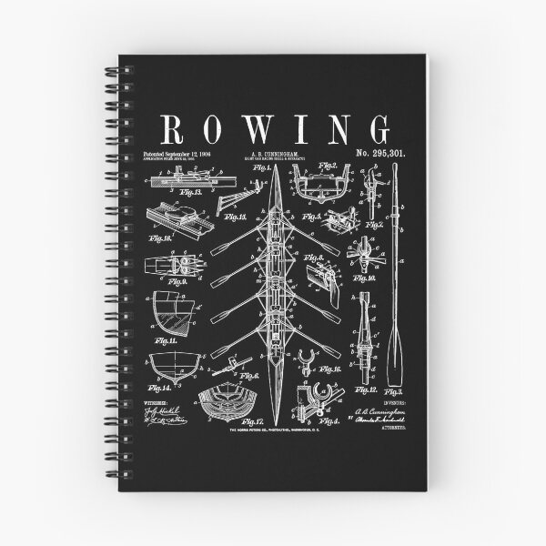 Item preview, Rowing Rower Eight Oar Racing Shell Boat Vintage Patent designed and sold by GrandeDuc.