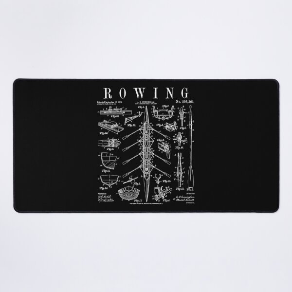 Item preview, Rowing Rower Eight Oar Racing Shell Boat Vintage Patent designed and sold by GrandeDuc.