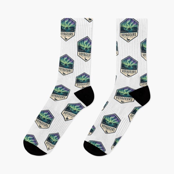 Item preview, Voyageurs National Park Vintage Hiking Travel Badge designed and sold by TravelersGems.