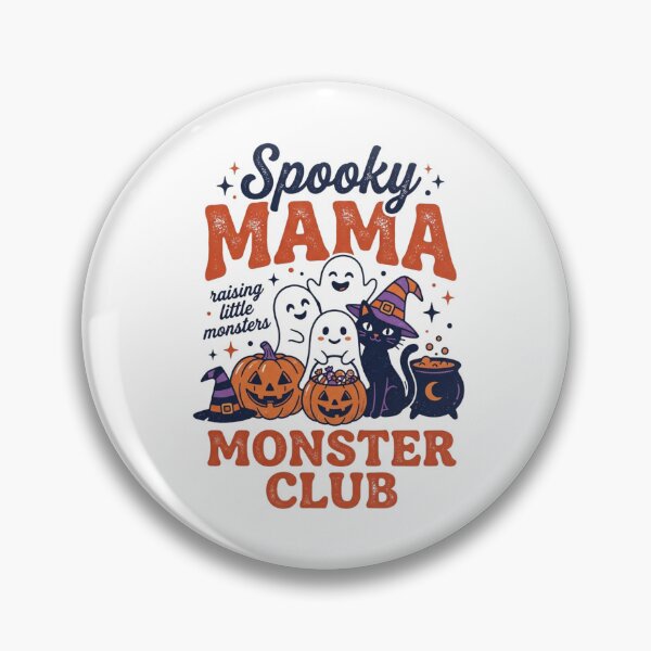 Item preview, Spooky Mama Raising Little Monsters Monster Club Halloween designed and sold by raedattia.