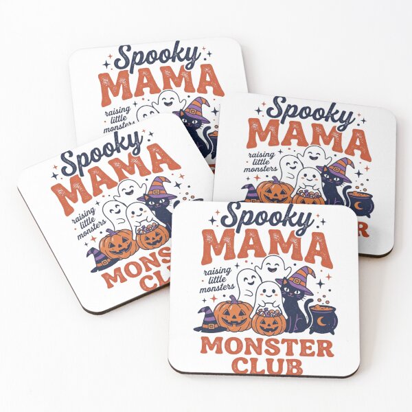 Item preview, Spooky Mama Raising Little Monsters Monster Club Halloween designed and sold by raedattia.